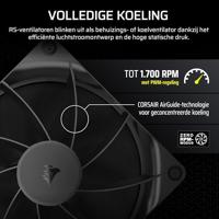 Corsair CO-9050190-WW PC-ventilator Zwart (b x h x d) 140 x 25 x 140 mm - thumbnail