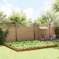 VidaXL Slakkenhekken 20 pcs roestig cortenstaal - thumbnail