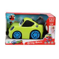 Kiddygo RC Crazy Racer Sport Auto 19 cm + Licht en Geluid Geel - thumbnail