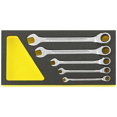 Stahlwille 96830650 TCS 17/5 Steek-ringratelsleutelset 8 - 19 mm