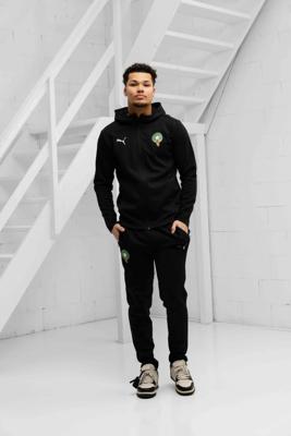 Marokko Teamfinal Casual Trainingspak Senior Zwart 2025/2026 - Maat S - Kleur: Zwart | Soccerfanshop