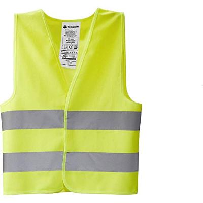 TOOLCRAFT TO-5150550 Veiligheidsvest voor kinderen, neongeel EN ISO 20471:2013