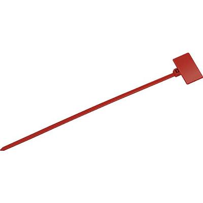 TRU COMPONENTS TC-6646444 Kabelmarkering Markeringsvlak: 20 x 13 mm Rood 100 stuk(s)