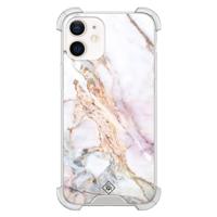 iPhone 12 mini shockproof hoesje - Parelmoer marmer - thumbnail