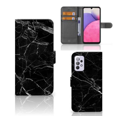 Samsung Galaxy A33 5G | Bookcase | Marmer Zwart - Origineel Cadeau Vader Samsung Galaxy A33 5G | Bookcase | Marmer Zwart - Origineel Cadeau Vader