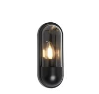 Searchlight Strakke buitenlampCapsule zwart - 61123BK - thumbnail