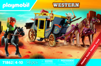 PLAYMOBIL 71862 Wilde Westen Postkoetsoverval, Promo Packs, Western, Voor verzamelaars, 58 onderdelen, Leeftijd 14+ - thumbnail