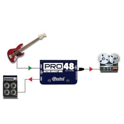 Radial Engineering Pro48 Actieve Direct Box Radial Engineering Pro48 Actieve Direct Box