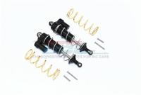 GPM - Aluminium Front/Rear Piggyback shocks 125mm, Black (2) - Traxxas Maxx - thumbnail
