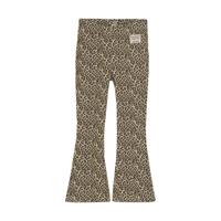 Daily7 winter flare broek meisjes - zand - animal - thumbnail