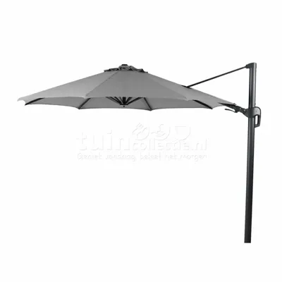 Tierra Outdoor Zweefparasol Duraflex Ø350cm Light Grey
