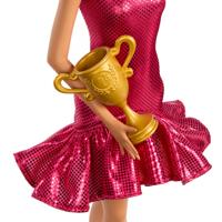 Barbie - Ballroomdanserespop en accessoires - Brunette met trofee - Barbie - JFR09 - thumbnail