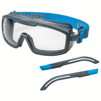 uvex i-guard+ 9143300 Ruimzichtbril Grijs, Blauw