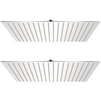 Regendouchekop 2 st 50x50 cm roestvrij staal - thumbnail