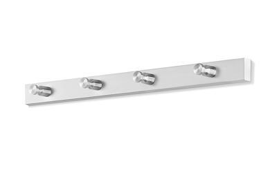 ZACK Accolo kapstok met 4 haken 40cm RVS-look ZACK Accolo kapstok met 4 haken 40cm RVS-look
