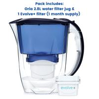 Kruik met Filter Aqua Optima Blauw Plastic 2,8 L - thumbnail