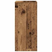 Dressoir 29,5x34x76 cm bewerkt hout oud houtkleurig - thumbnail