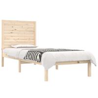 Bedframe massief hout 75x190 cm - thumbnail
