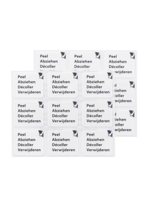 HEMA Poster tabs - 21x25mm - 18 stuks (wit)