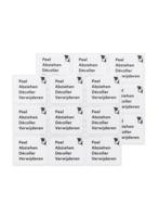 HEMA Poster tabs - 21x25mm - 18 stuks (wit) - thumbnail