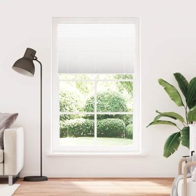 Pliss rolgordijn 115x200 cm stofbreedte 114,4cm polyester wit - thumbnail