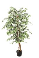 Kunstplant Ficus groen 140 cm - thumbnail