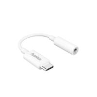 USB-C-adapter op 3,5 mm aansluiting, wit - thumbnail