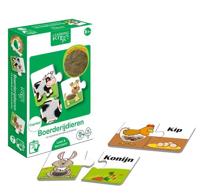 Bongers Speelgoed Learning kitds - boerderijdieren (6 x 2) - thumbnail