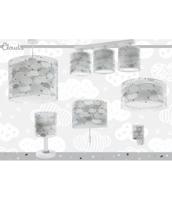 Dalber Kinderkamer plafondlampClouds 3-lichst soft grijs - 41413E - thumbnail