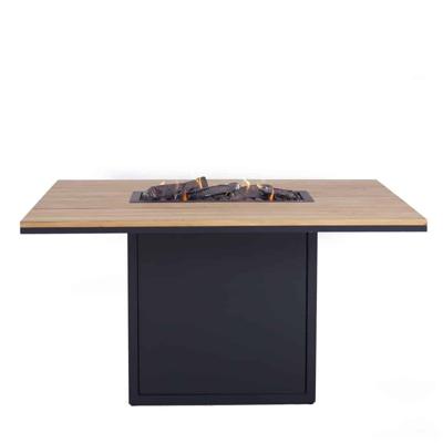 Cosi: Cosiloft 120 Relax Dining Teak Tafelblad - zwart - thumbnail