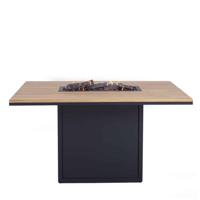 Cosiloft 120 relax excl. glasdining tafel black frame / teak top Cosi - Cosi - thumbnail