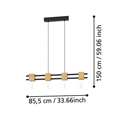 Stars of Light Strakke hanglampLevantara 4-lichts - 390191
