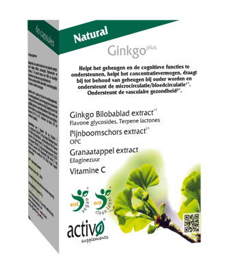 Ginkgo plus 60 Vegetarische capsules
