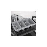 Bestekbak olympia kristallon 4 vakken grijs - thumbnail