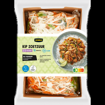 Jumbo Gesneden Verspakket Kip Zoetzuur 23 Personen Jumbo Gesneden Verspakket Kip Zoetzuur 23 Personen