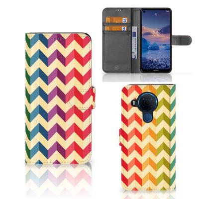 Nokia 5.4 | Telefoon Hoesje | Zigzag Multi Color Nokia 5.4 | Telefoon Hoesje | Zigzag Multi Color