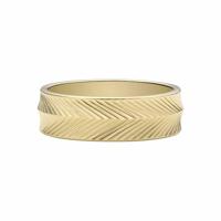 Fossil JF04118710 Ring Sadie staal goudkleurig - thumbnail