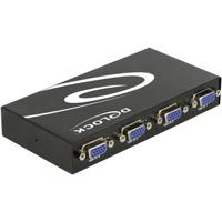 Delock 87635 Switch VGA 4-poorts handmatig bidirectioneel - thumbnail