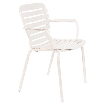 Zuiver Tuinstoel 'Vondel' Met armleuning, Aluminium, kleur Clay