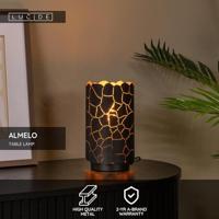 Lucide ALMELO - Tafellamp - Ø 15 cm - 1xE27 - Zwart - thumbnail