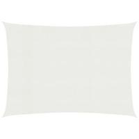VidaXL Zonnezeil 160 g/m² 3,5x5 m hdpe wit - thumbnail