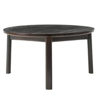 Audo Copenhagen Passage salontafel Ø70 zwart eiken - thumbnail