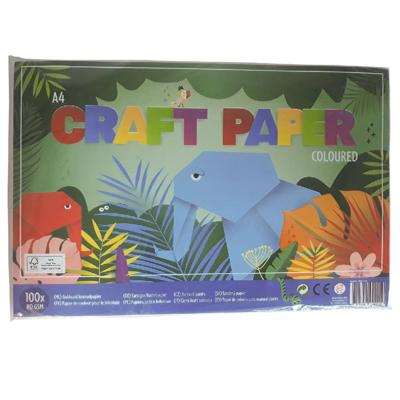 Knutselpapier Gekleurd 100 Vel A4