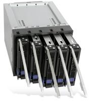 Icy Dock MB155SP-B 5x2,5 /3,5 SATA backplane voor 3x extern 5,25 - thumbnail