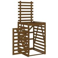 Containerberging 84x90x128,5 cm massief grenenhout honingbruin - thumbnail