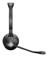 Jabra Engage 75 SE Stereo On Ear headset Bluetooth, DECT, Kabel Stereo Zwart Noise Cancelling Microfoon uitschakelbaar (mute), NFC - thumbnail