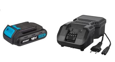 HAZET Mini accu-slagmoersleutelset · 18 Volt 9212M-1/4 · Losdraaimoment maximaal [Nm]: 270 Nm · 1/2 inch (12,5 mm) vierkant massief · 4-delig - thumbnail