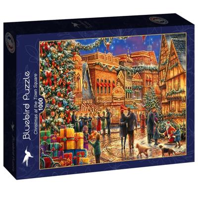 Christmas at the Town Square Puzzel 1000 stukjes