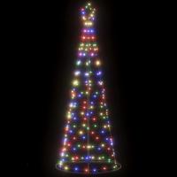 LED-kerstboom 200 LEDs kleurrijk 182 cm - thumbnail