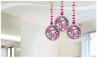 Hangdecoratie Swirl Sweet 16 - thumbnail